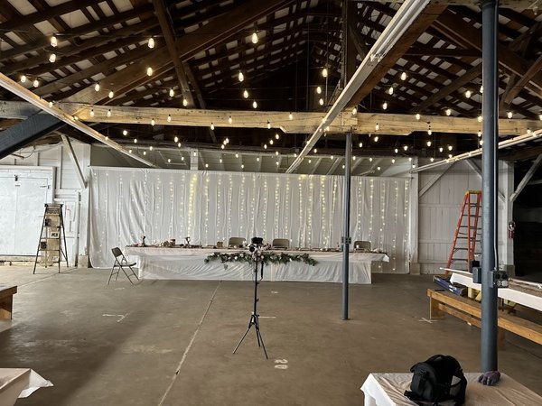 wedding set up